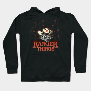 Raccoon Ranger and his Camping Things Hoodie